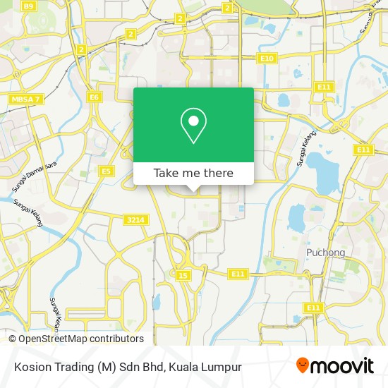 Kosion Trading (M) Sdn Bhd map