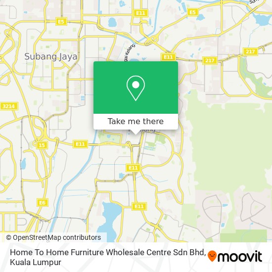 Home To Home Furniture Wholesale Centre Sdn Bhd map