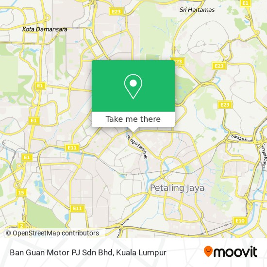 Ban Guan Motor PJ Sdn Bhd map