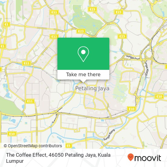 The Coffee Effect, 46050 Petaling Jaya map