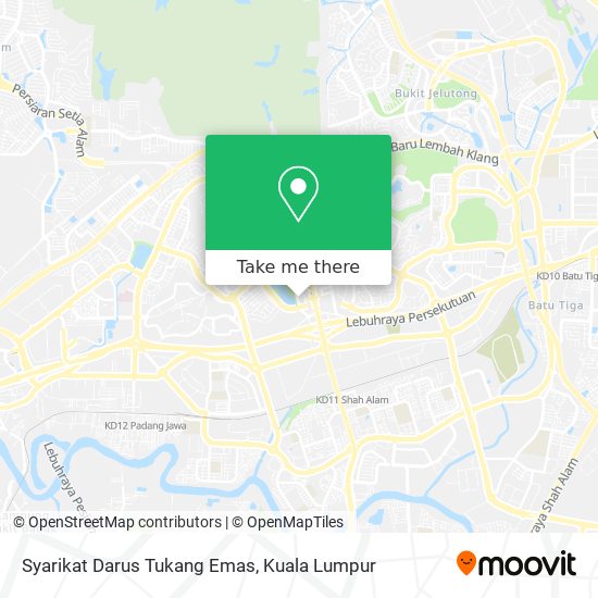 Syarikat Darus Tukang Emas map