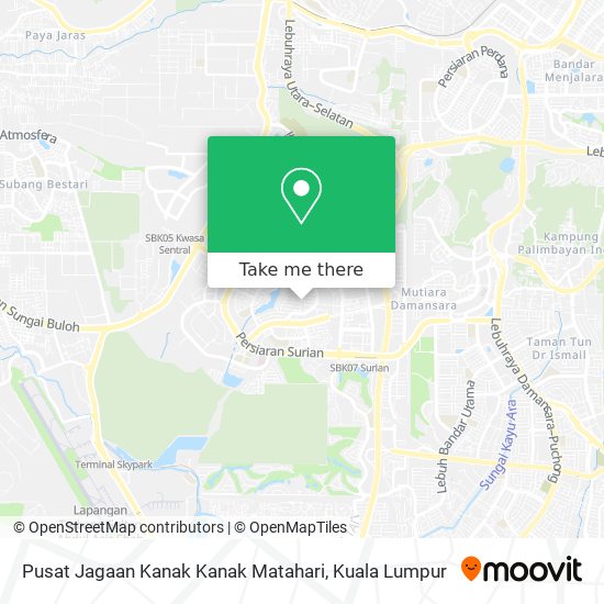 Pusat Jagaan Kanak Kanak Matahari map