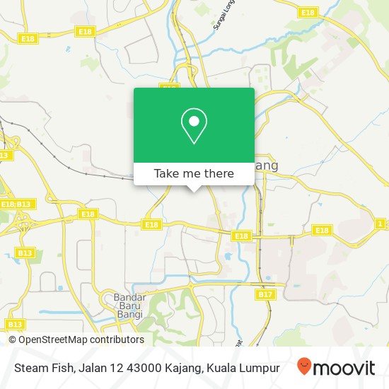 Steam Fish, Jalan 12 43000 Kajang map