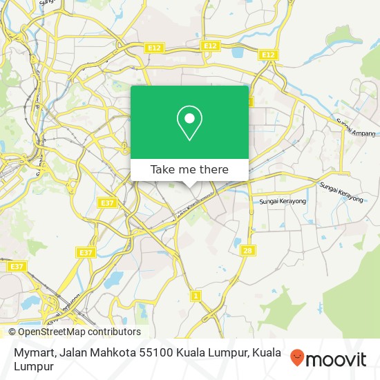 Mymart, Jalan Mahkota 55100 Kuala Lumpur map