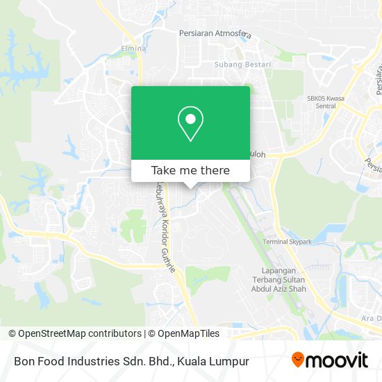 Bon Food Industries Sdn. Bhd. map