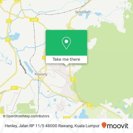 Henley, Jalan RP 11 / 5 48000 Rawang map