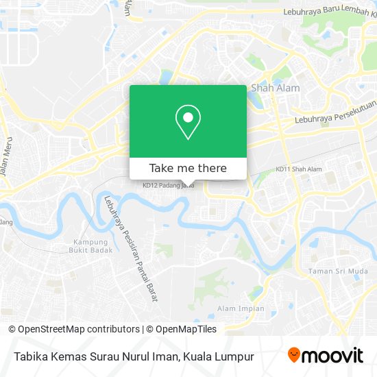 Tabika Kemas Surau Nurul Iman map