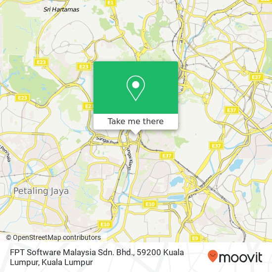 Peta FPT Software Malaysia Sdn. Bhd., 59200 Kuala Lumpur