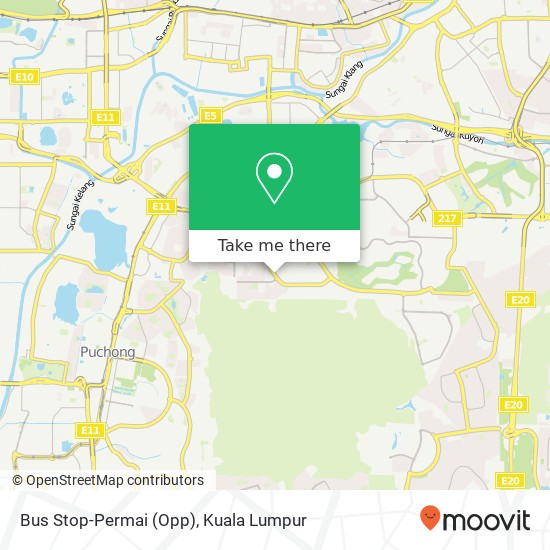 Bus Stop-Permai (Opp) map