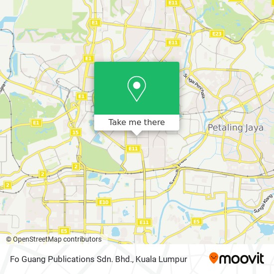 Fo Guang Publications Sdn. Bhd. map