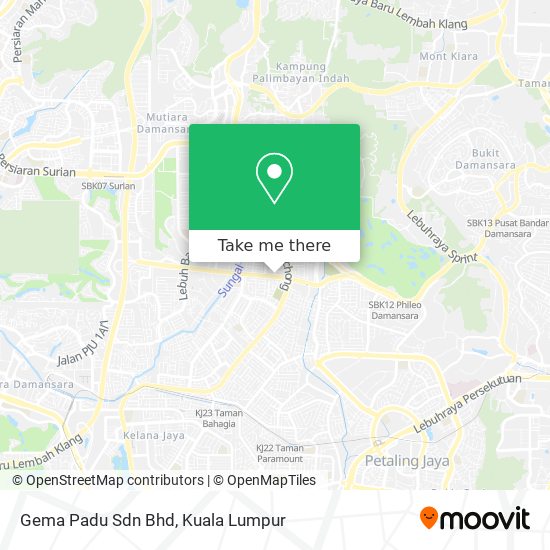 Gema Padu Sdn Bhd map