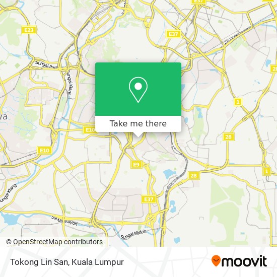 Tokong Lin San map