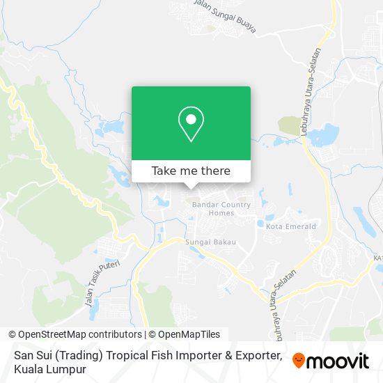 San Sui (Trading) Tropical Fish Importer & Exporter map