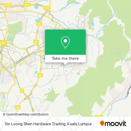 Sin Loong Shen Hardware Trading map
