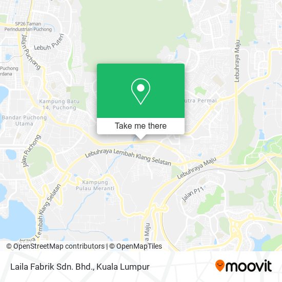 Laila Fabrik Sdn. Bhd. map