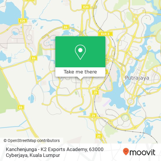 Kanchenjunga - K2 Exports Academy, 63000 Cyberjaya map