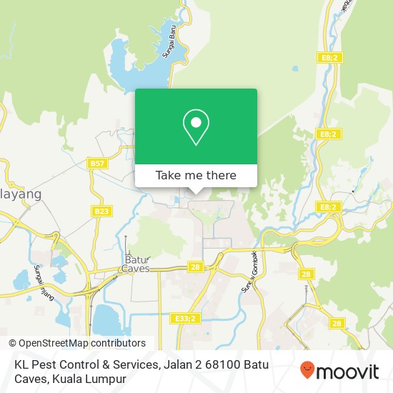 KL Pest Control & Services, Jalan 2 68100 Batu Caves map