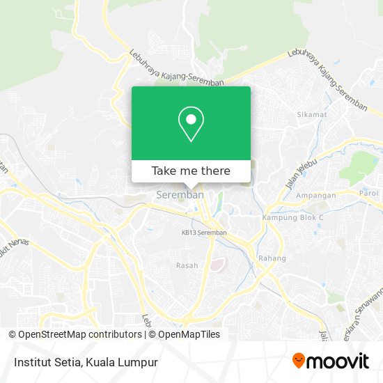 Institut Setia map