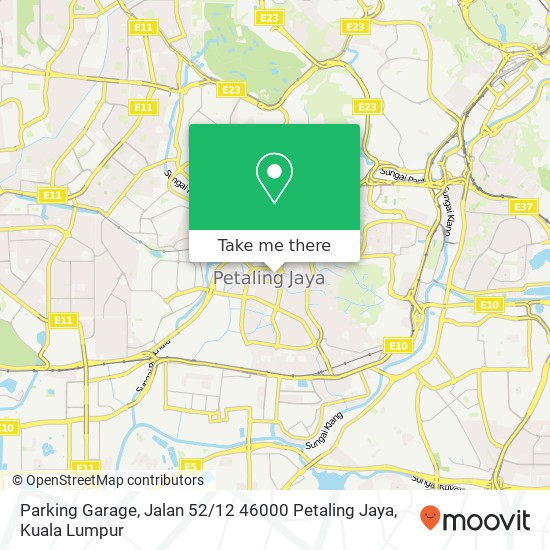 Parking Garage, Jalan 52 / 12 46000 Petaling Jaya map