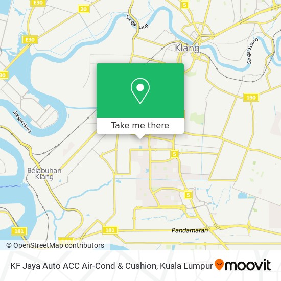 KF Jaya Auto ACC Air-Cond & Cushion map