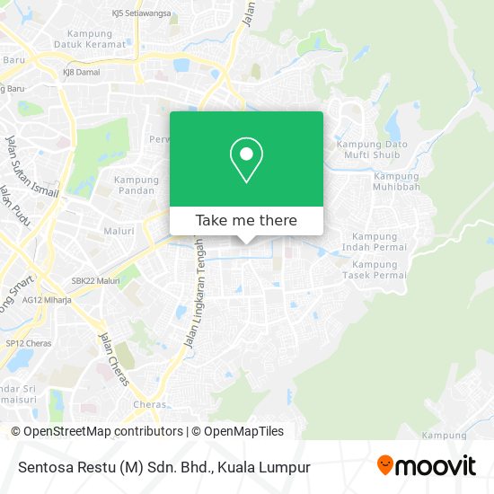 Sentosa Restu (M) Sdn. Bhd. map