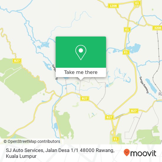 SJ Auto Services, Jalan Desa 1 / 1 48000 Rawang map