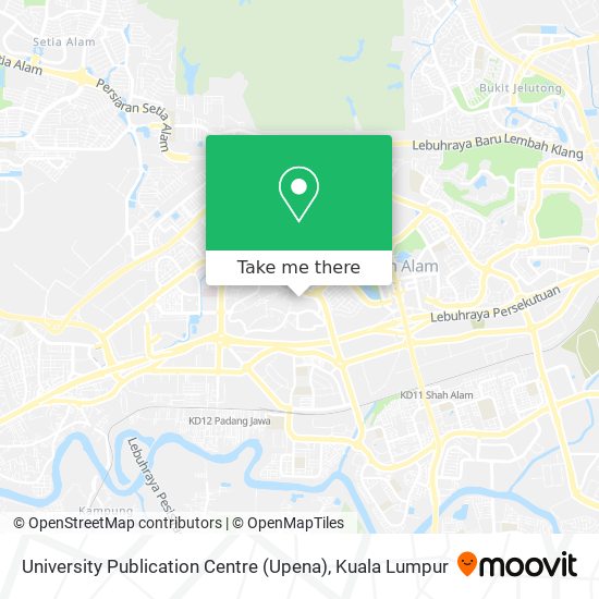 University Publication Centre (Upena) map