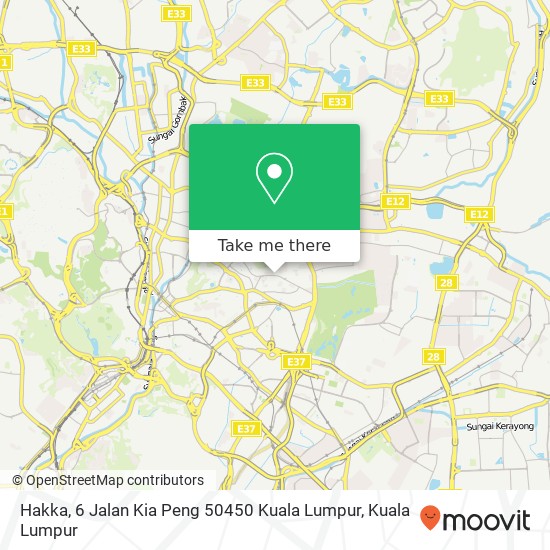 Hakka, 6 Jalan Kia Peng 50450 Kuala Lumpur map