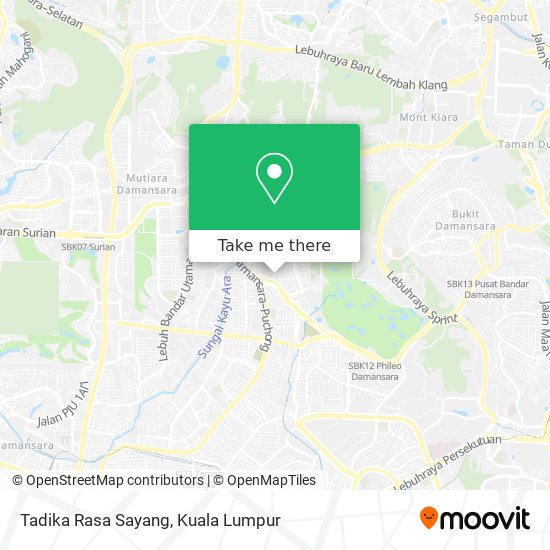 Tadika Rasa Sayang map