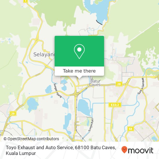 Toyo Exhaust and Auto Service, 68100 Batu Caves map