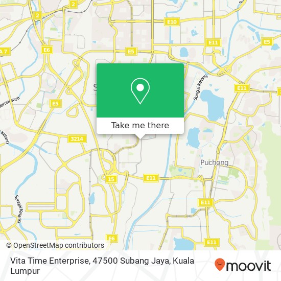 Vita Time Enterprise, 47500 Subang Jaya map