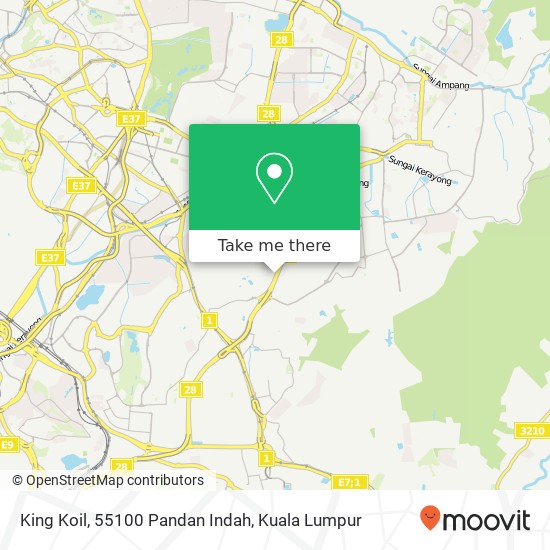 King Koil, 55100 Pandan Indah map