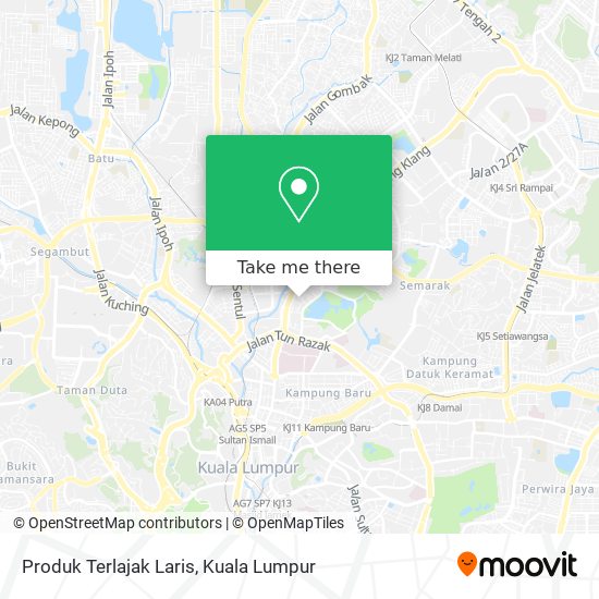 Produk Terlajak Laris map