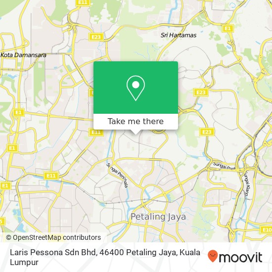 Peta Laris Pessona Sdn Bhd, 46400 Petaling Jaya