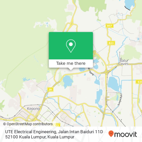 UTE Electrical Engineering, Jalan Intan Baiduri 11D 52100 Kuala Lumpur map