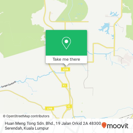 Huan Meng Tong Sdn. Bhd., 19 Jalan Orkid 2A 48300 Serendah map