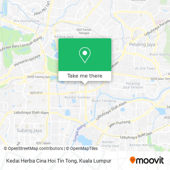 Kedai Herba Cina Hoi Tin Tong map