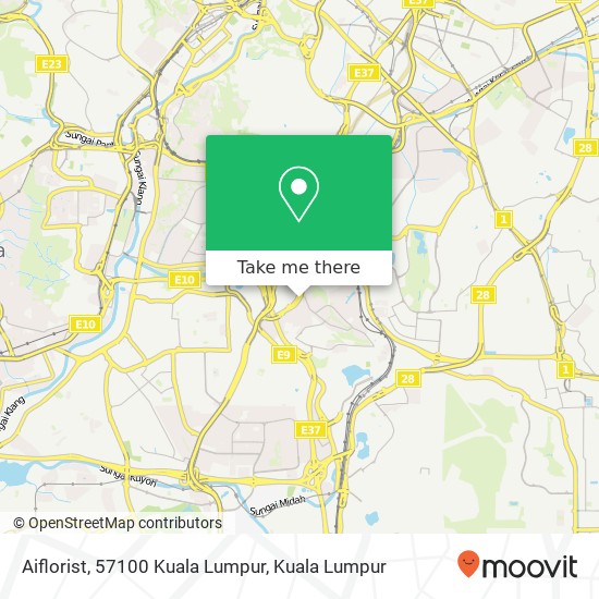 Aiflorist, 57100 Kuala Lumpur map