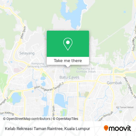 Kelab Rekreasi Taman Raintree map