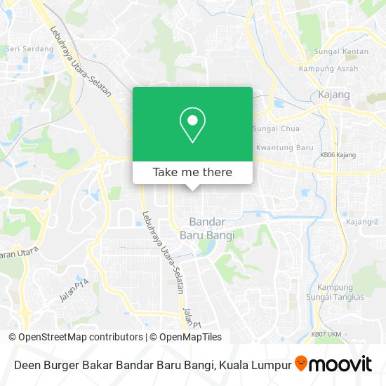 Deen Burger Bakar Bandar Baru Bangi map