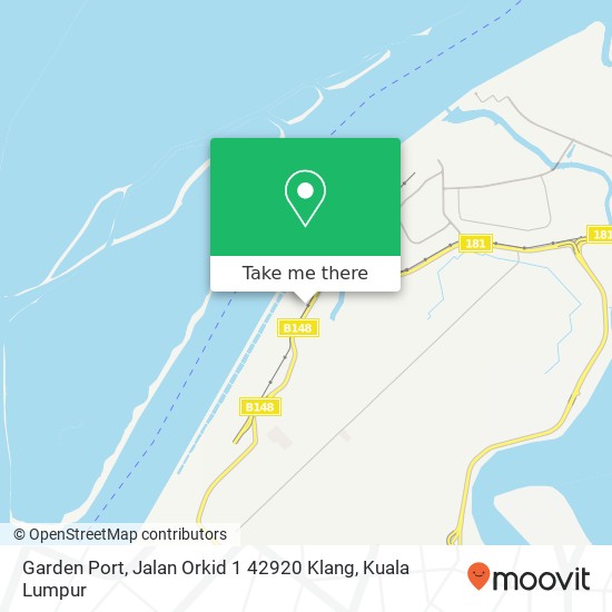 Garden Port, Jalan Orkid 1 42920 Klang map