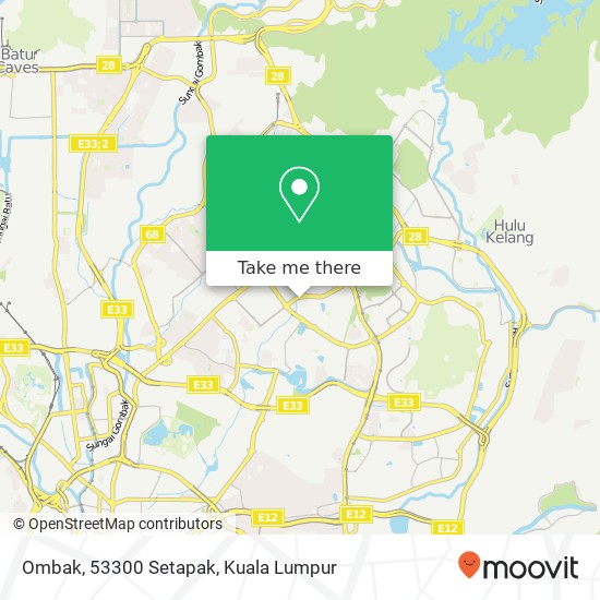 Peta Ombak, 53300 Setapak