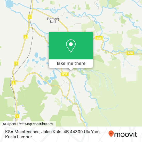 KSA Maintenance, Jalan Kaloi 4B 44300 Ulu Yam map