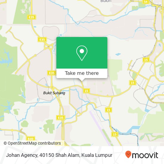 Johan Agency, 40150 Shah Alam map