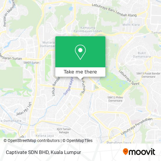 Captivate SDN BHD map