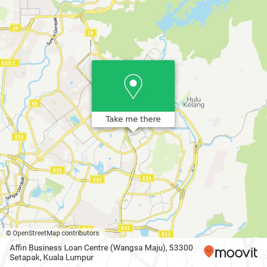 Affin Business Loan Centre (Wangsa Maju), 53300 Setapak map