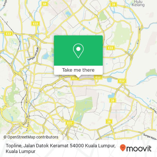 Topline, Jalan Datok Keramat 54000 Kuala Lumpur map