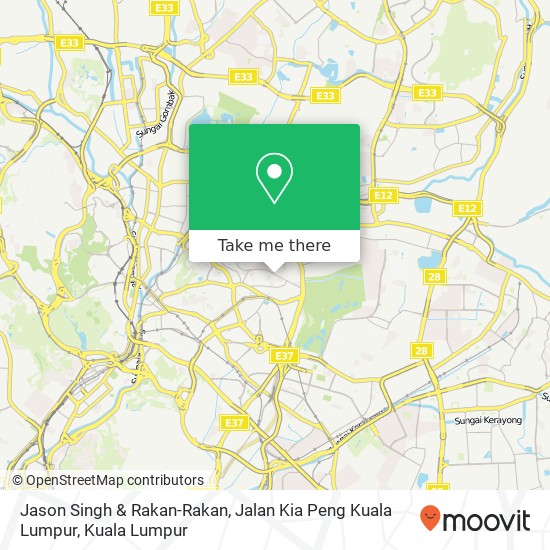 Jason Singh & Rakan-Rakan, Jalan Kia Peng Kuala Lumpur map