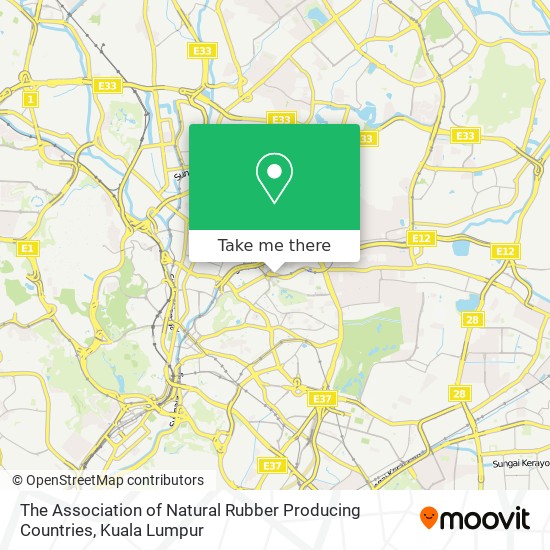 The Association of Natural Rubber Producing Countries map