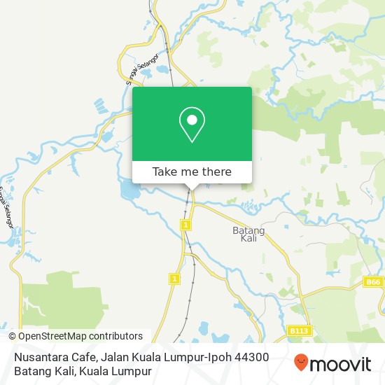 Nusantara Cafe, Jalan Kuala Lumpur-Ipoh 44300 Batang Kali map